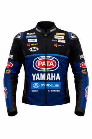 Yamaha-Inspired Custom Racing Leather Jacket
