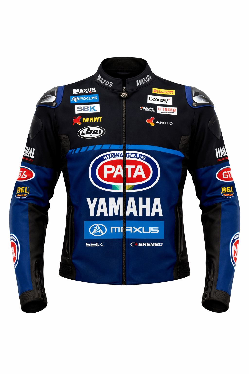 Yamaha-Inspired Custom Racing Leather Jacket